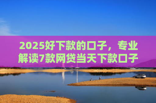 2025好下款的口子，专业解读7款网贷当天下款口子