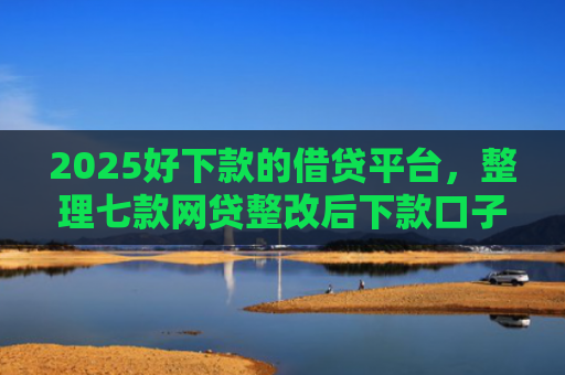 2025好下款的借贷平台，整理七款网贷整改后下款口子
