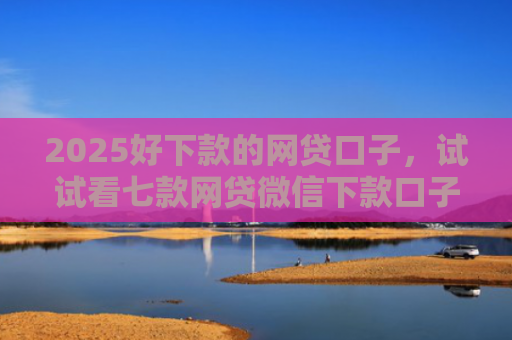 2025好下款的网贷口子，试试看七款网贷微信下款口子