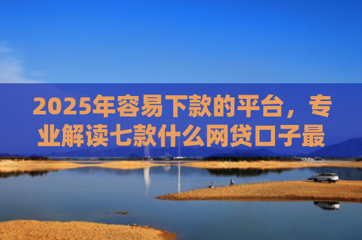 2025年容易下款的平台，专业解读七款什么网贷口子最好下款