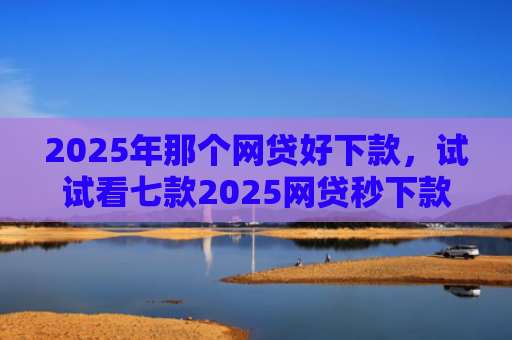 2025年那个网贷好下款，试试看七款2025网贷秒下款口子