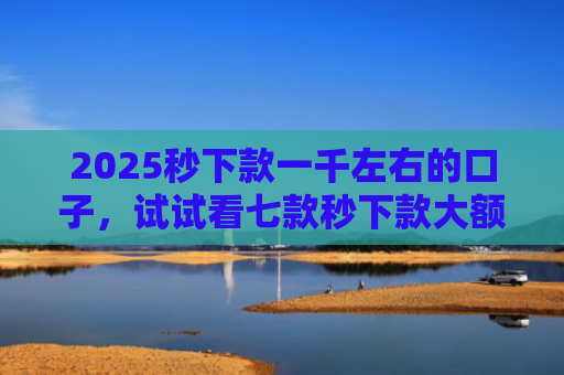 2025秒下款一千左右的口子，试试看七款秒下款大额网贷口子
