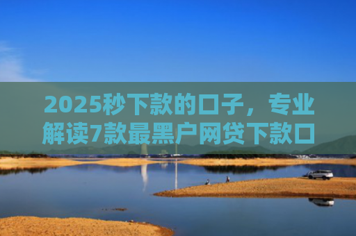 2025秒下款的口子，专业解读7款最黑户网贷下款口子
