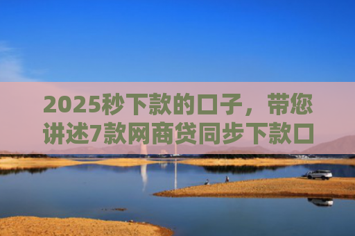 2025秒下款的口子，带您讲述7款网商贷同步下款口子