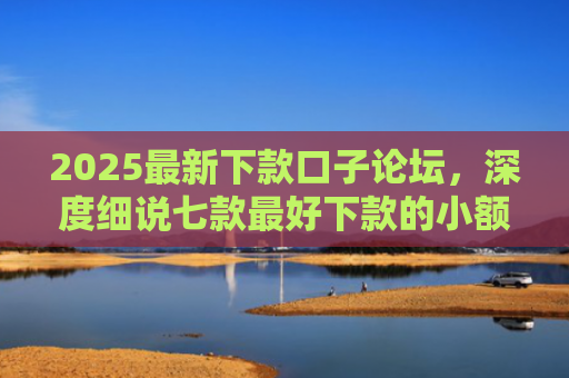 2025最新下款口子论坛，深度细说七款最好下款的小额网贷口子