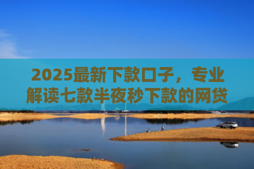 2025最新下款口子，专业解读七款半夜秒下款的网贷口子