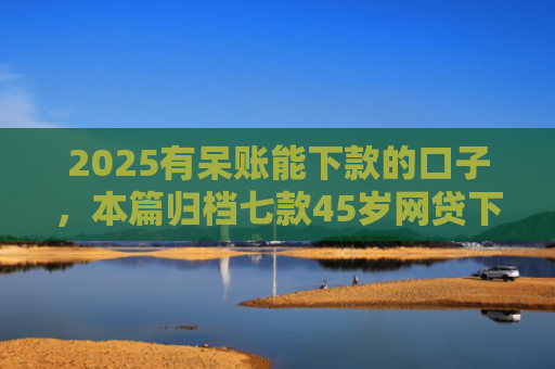 2025有呆账能下款的口子，本篇归档七款45岁网贷下款的口子