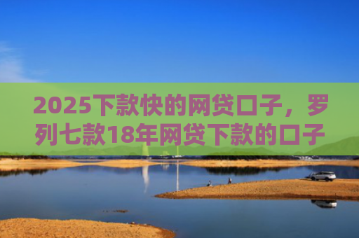 2025下款快的网贷口子，罗列七款18年网贷下款的口子