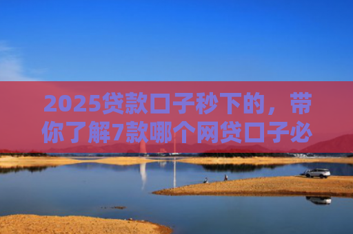 2025贷款口子秒下的，带你了解7款哪个网贷口子必下款