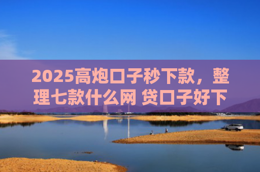 2025高炮口子秒下款，整理七款什么网 贷口子好下款