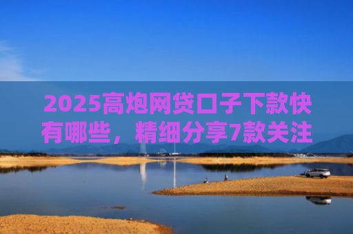 2025高炮网贷口子下款快有哪些，精细分享7款关注网贷最新下款口子