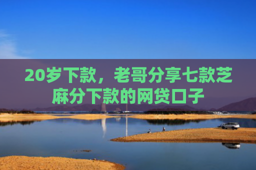 20岁下款，老哥分享七款芝麻分下款的网贷口子
