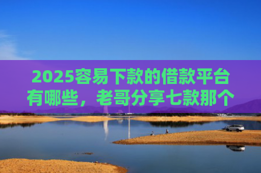 2025容易下款的借款平台有哪些，老哥分享七款那个网贷口子容易下款