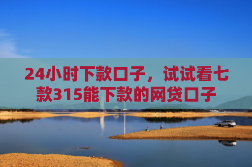 24小时下款口子，试试看七款315能下款的网贷口子
