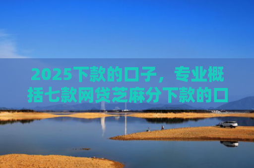 2025下款的口子，专业概括七款网贷芝麻分下款的口子