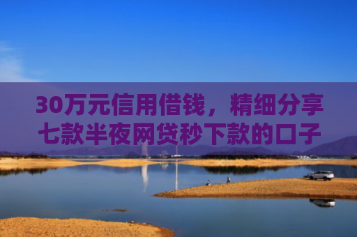 30万元信用借钱，精细分享七款半夜网贷秒下款的口子