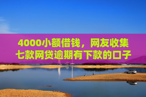 4000小额借钱，网友收集七款网贷逾期有下款的口子