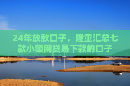 24年放款口子，隆重汇总七款小额网贷易下款的口子