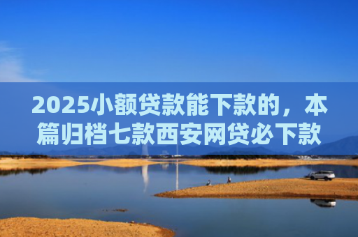 2025小额贷款能下款的，本篇归档七款西安网贷必下款的口子