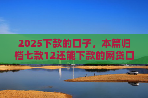 2025下款的口子，本篇归档七款12还能下款的网贷口子