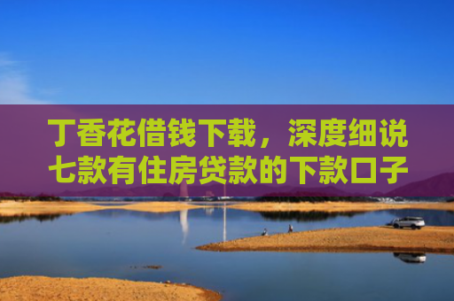 丁香花借钱下载，深度细说七款有住房贷款的下款口子