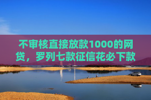 不审核直接放款1000的网贷，罗列七款征信花必下款的网贷口子