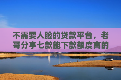 不需要人脸的贷款平台，老哥分享七款能下款额度高的网贷口子
