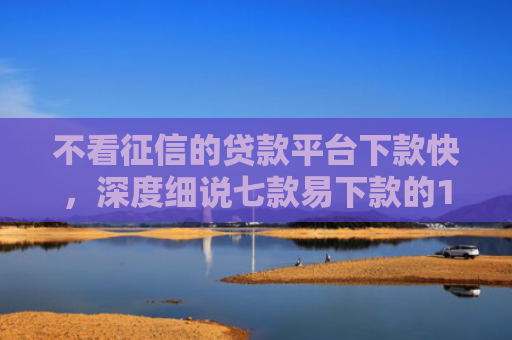 不看征信的贷款平台下款快，深度细说七款易下款的14天网贷口子