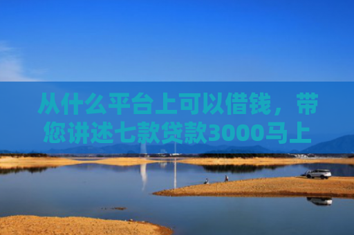 从什么平台上可以借钱，带您讲述七款贷款3000马上下款的口子