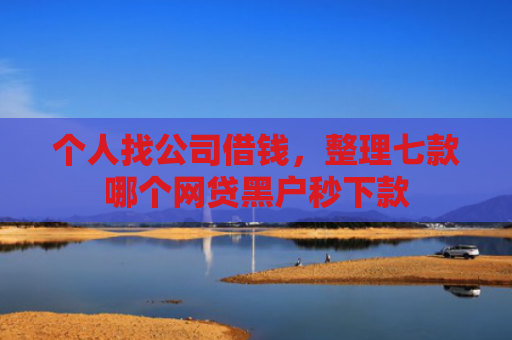 个人找公司借钱，整理七款哪个网贷黑户秒下款