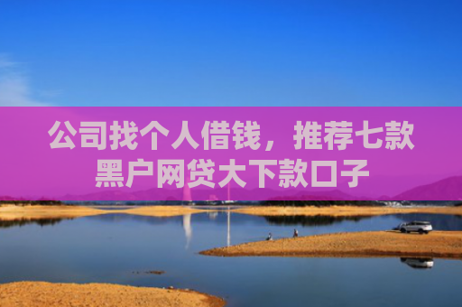 公司找个人借钱，推荐七款黑户网贷大下款口子