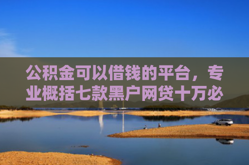 公积金可以借钱的平台，专业概括七款黑户网贷十万必下款
