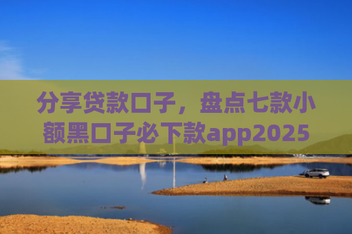 分享贷款口子，盘点七款小额黑口子必下款app2025