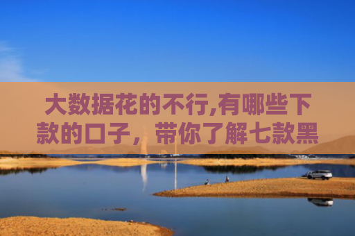 大数据花的不行,有哪些下款的口子，带你了解七款黑户贷款下款口子