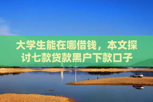 大学生能在哪借钱，本文探讨七款贷款黑户下款口子