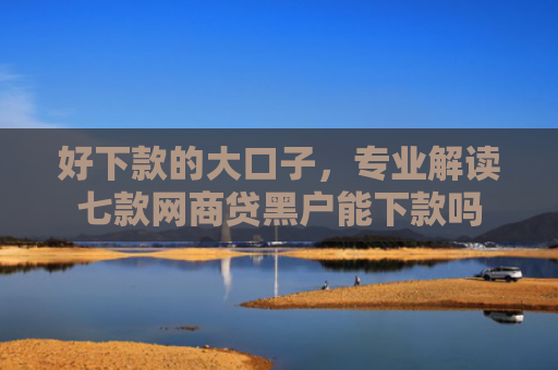 好下款的大口子，专业解读七款网商贷黑户能下款吗