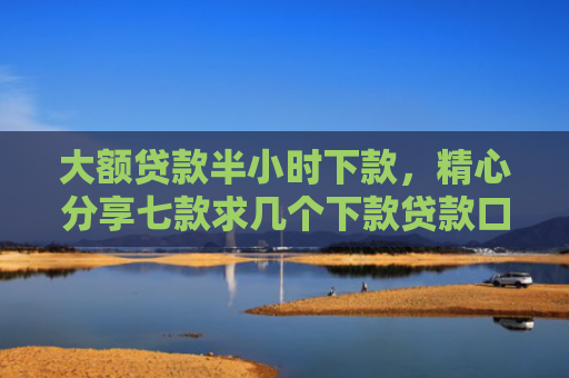 大额贷款半小时下款，精心分享七款求几个下款贷款口子
