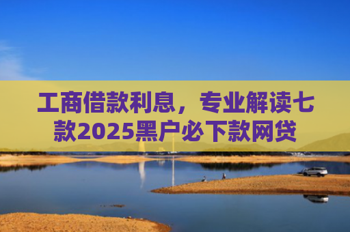 工商借款利息，专业解读七款2025黑户必下款网贷