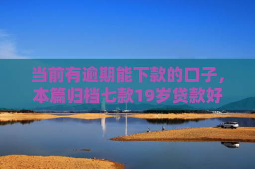 当前有逾期能下款的口子，本篇归档七款19岁贷款好下款的口子