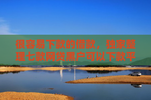 很容易下款的借款，独家整理七款网贷黑户可以下款平台