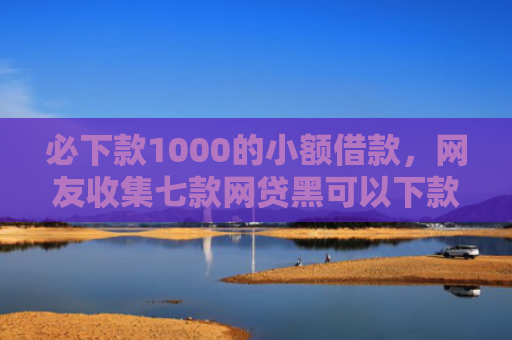 必下款1000的小额借款，网友收集七款网贷黑可以下款的口子