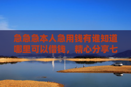 急急急本人急用钱有谁知道哪里可以借钱，精心分享七款有黑户可以下款的网贷