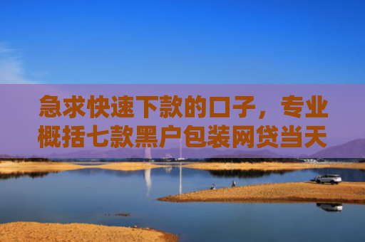 急求快速下款的口子，专业概括七款黑户包装网贷当天下款