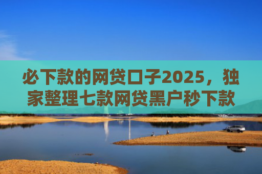 必下款的网贷口子2025，独家整理七款网贷黑户秒下款的口子6