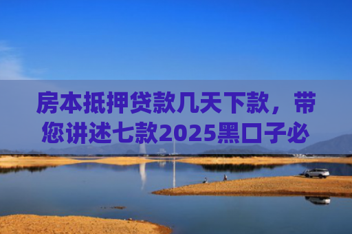 房本抵押贷款几天下款，带您讲述七款2025黑口子必下款app