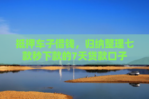 抵押车子借钱，归纳整理七款秒下款的7天贷款口子