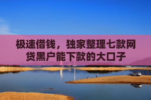 极速借钱，独家整理七款网贷黑户能下款的大口子
