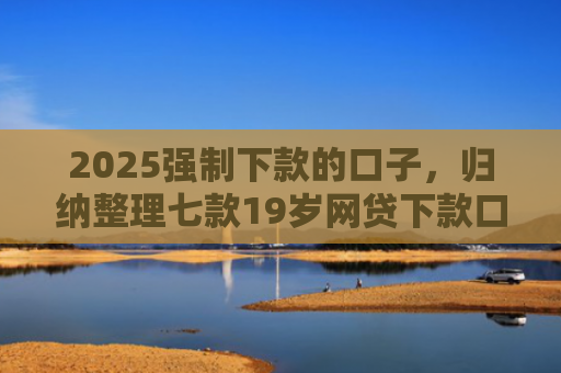 2025强制下款的口子，归纳整理七款19岁网贷下款口子
