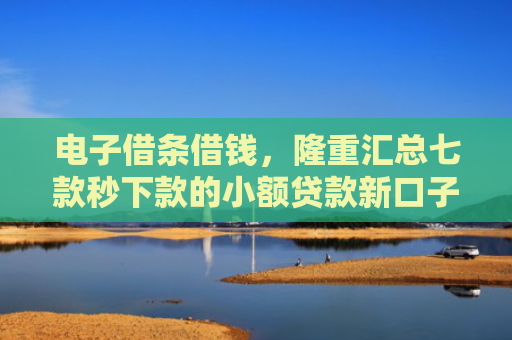 电子借条借钱，隆重汇总七款秒下款的小额贷款新口子
