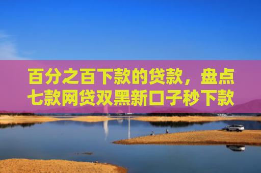 百分之百下款的贷款，盘点七款网贷双黑新口子秒下款